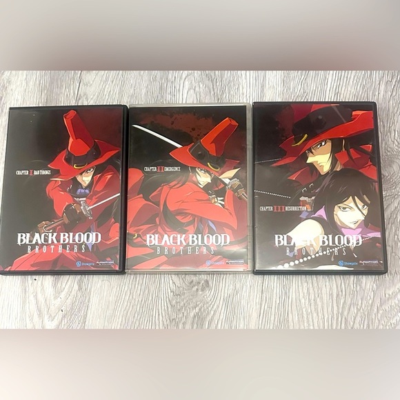 Black Brothers Complete Anime DVD Series OOP Funimation Vampire Japanese TV Show - Picture 1 of 4